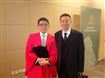梁如鴻教授(左)與劉漢光先生合照