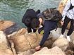 同學以鎖匙研究石脈硬度